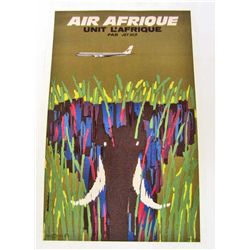 AIR AFRIQUE UNIT L'AFRIQUE 8 X 10 GICLEE CANVAS PRINT