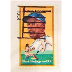 1982 JACKIE ROBINSON 20 CENT UNITED STATES POSTAGE STAMP