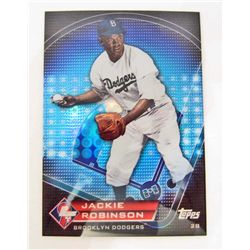 JACKIE ROBINSON 2011 TOPPS CHROMIUM BASEBALL CARD #PNR3