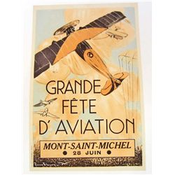 GRANDE FETE D' AVIATION 8 X 10 GICLEE CANVAS PRINT