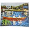 Image 1 : BOATING ON THE SEINE BY PIERRE RENOIR CANVAS PRINT