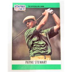 PAYNE STEWART 1990 NFL PRO SET PGA SPECIAL INSERT #1