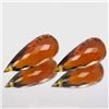 Image 1 : LOT OF 39.77 CTS OF BRAZILIAN CITRINE DRILLED BRIOLETTE 2PCS