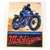 Image 1 : MOTOBECANE MOTORCYCLE 8 X 10 GICLEE CANVAS PRINT