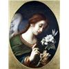 Image 1 : OIL PAINTINGS - After Carlo Dolci (1616 - 1686) The Angel Of The Annunciation, oval, 28in x 20in...