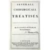 Image 1 : PRINTED BOOKS - WISEMAN, RICHARD - SEVERALL CHIURGICALL TREATISES: London, 1676, 1st, folio, pri...
