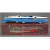 Image 1 : HORNBY - No. 3 Racing Boat, Racer III, finished in blue and white, boxed (minor faults, some rus...