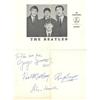 Image 1 : THE BEATLES - To Pam, love from George Harrison XXX, Paul McCartney, Ringo Starr, John Lennon, o...