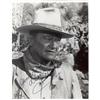 Image 1 : AUTOGRAPHS - WAYNE, John, Good Luck Alan, quarter length dressed as cowboy, bw, 10 x 8...