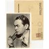 Image 1 : AUTOGRAPHS - ROBINSON, Edward G., Best Wishes Norman Fisher, from, quarter length with pipe, bw,...