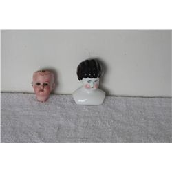 DOLL'S HEADS / CHINA & BISQUE