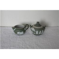 JASPERWARE CREAM & SUGAR