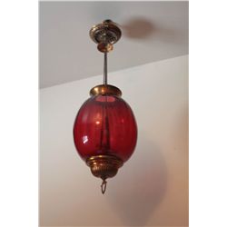 VICTORIAN PULL-DOWN HALL LAMP