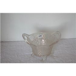 CLEAR OPALESCENT SUGAR BOWL (NORTHWOOD)