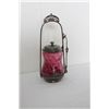 Image 1 : CRANBERRY GLASS PICKLE CASTERS** FINISHED APRI L 19/14