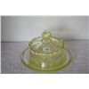 Image 1 : VASELINE GLASS BUTTER DISH