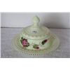 Image 1 : CUSTARD GLASS BUTTER DISH