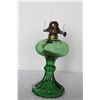 Image 1 : GREEN GLASS LAMP