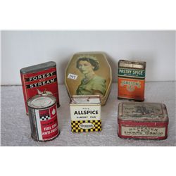 OLD TINS (CHOICE) A-B-C-D