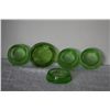 Image 1 : GREEN GLASS FLOOR PROTECTORS & JAR LID