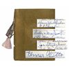 Image 1 : Athlete Signed Album for the 1955 Funeral of Sports Editor Arch Ward -- With Signatures of Two of Kn
