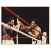 Image 1 : Fantastic Muhammad Ali Signed 10'' x 8'' Photo -- Also Signed by Larry Holmes From Ali's Penultimate