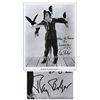 Image 1 : Ray Bolger 8'' x 10'' Photo Signed -- In Full Costume as Scarecrow in ''The Wizard of Oz''