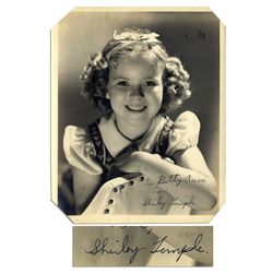 Shirley Temple Signed 8'' x 10'' Photo