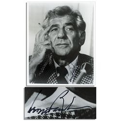 Legendary Composer Leonard Bernstein 8'' x 10'' Signed Photo