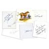 Image 1 : Excellent Collection of 6 NASA Astronaut Signatures on Greeting Cards -- Includes Several of the Mer