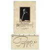 Image 1 : Pope Pius XI Photo Portrait Mounted to a Signed Illuminated Papal Blessing