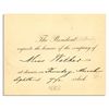 Image 1 : Chester Arthur Presidential Invitation