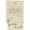 Image 1 : Dwight D. Eisenhower WWII Typed Letter Signed -- To His Brother, Edgar -- ''...I think you should no