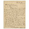 Image 1 : Abraham Lincoln Assassination Letter to Boarder at the Surratt House -- ''...an imaginary attempt to