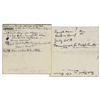 Image 1 : Richard Nixon Handwritten Notes to Himself -- ''...What position should Rep party take?...shouldn't 