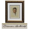 Image 1 : John F. Kennedy's Portrait by Norman Rockwell -- Limited Edition of 200 Is Signed by Rockwell
