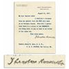 Image 1 : Theodore Roosevelt Typed Letter Signed -- Just Months Before The Spanish-American War -- ''...there 