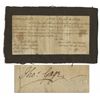 Image 1 : Thomas Gage Document Signed From 1766