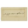 Image 1 : Jefferson Davis Signature