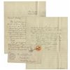 Image 1 : Rene Gagnon Autograph Letter, Three-Times Signed -- 3 Months Before Iwo Jima -- ''...in the field mo