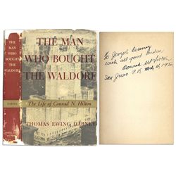 Conrad Hilton Signed ''The Man Who Bought The Waldorf / The Life of Conrad N. Hilton''