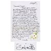 Image 1 : Socialite Edie Bouvier Beale Autograph Letter Signed -- ''...You always sent me such wonderful [card