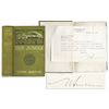 Image 1 : Upton Sinclair First Edition of ''The Jungle'' -- With Letter Signed by Sinclair Affixed Within -- '
