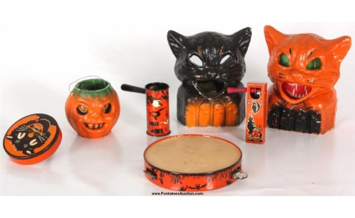 7 Vintage Halloween Toys