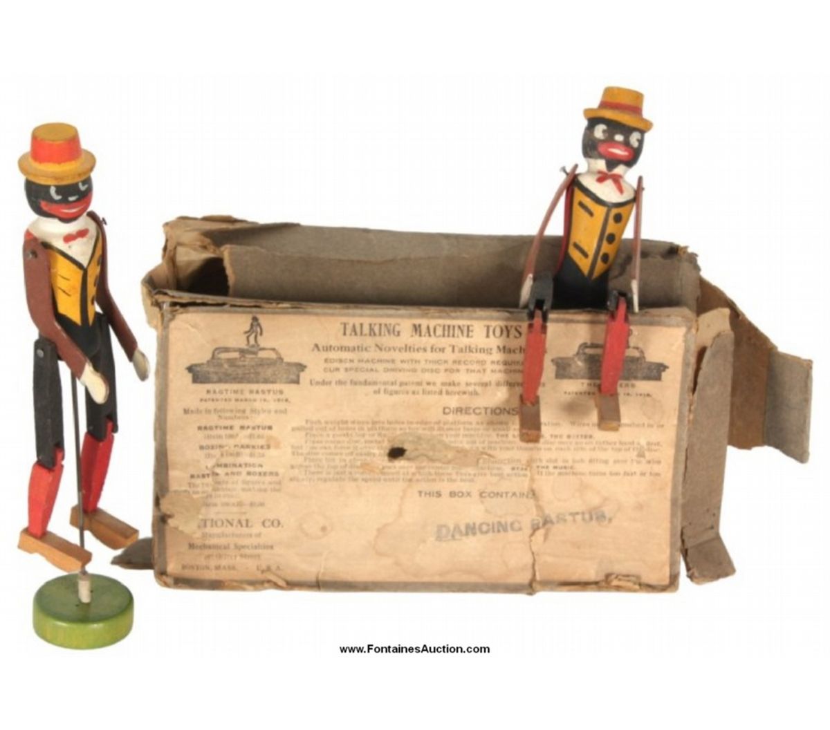 Ragtime Rastus Dancing Rastus Talking Machine Toy