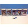 Image 1 : (5) Graded Basketball Cards for one Money