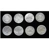 Image 2 : 8 Different Date Barber Dimes - 1892-1910