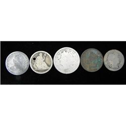 5 US Type Coins