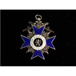 WWI German Bavarian Merit Cross 1866 Merenti Swords