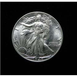 1940  WWII  Walking Liberty Half Dollar Gem Unc